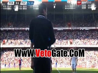 الالتراس يتسبب فى ايقاف مباراه بازل وزيوريخ بالشماريخ