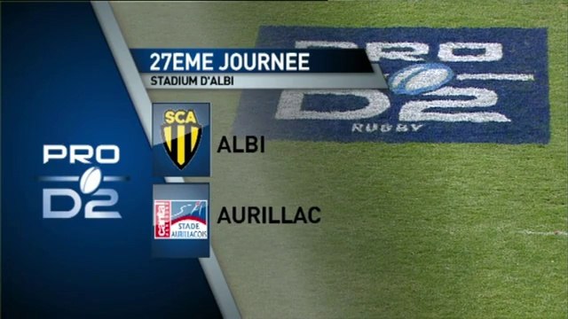 PROD2, J27 - Albi-Aurillac: 28-16 - J27 – saison 2014-2015
