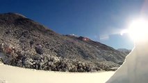 Spectacular footage Train plowing through deep snow Arthurs Pass