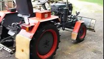 eigenbau traktor mit opel corsa motor und schiebeschild