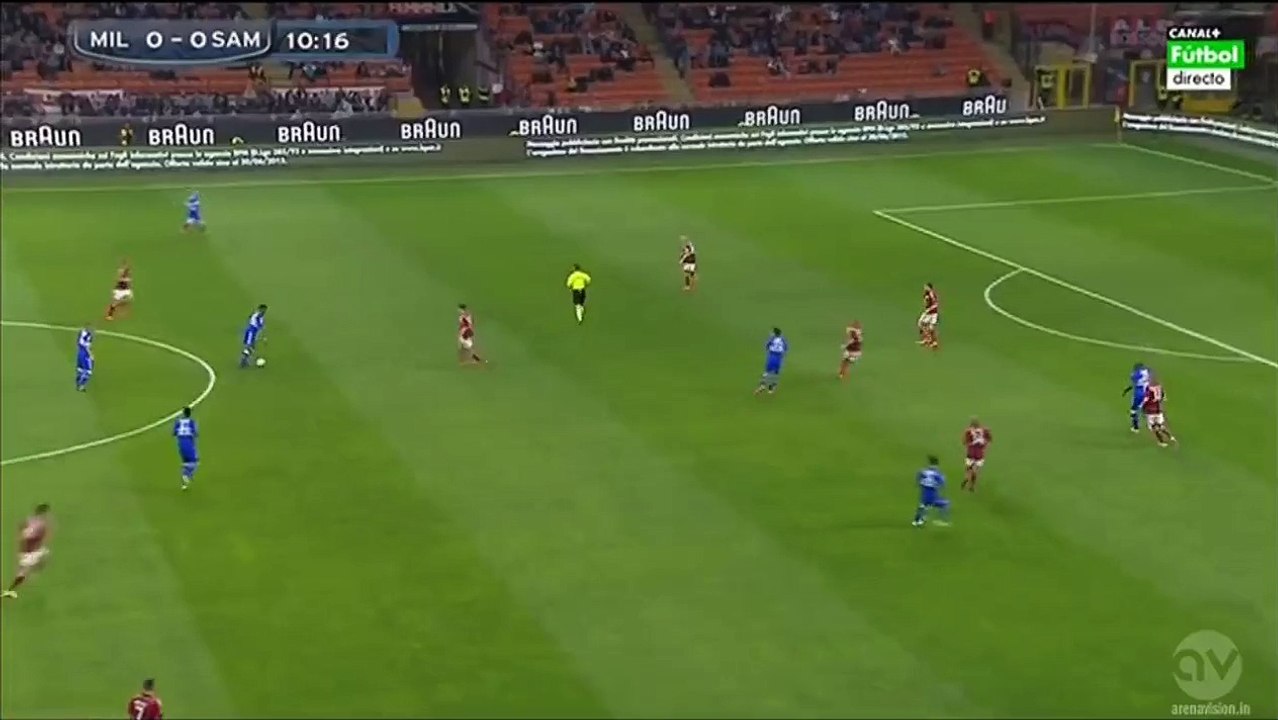 milan-sampdoria 1st chance