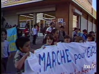 L'arrivée de la marche pour l'égalité et contre le racisme à