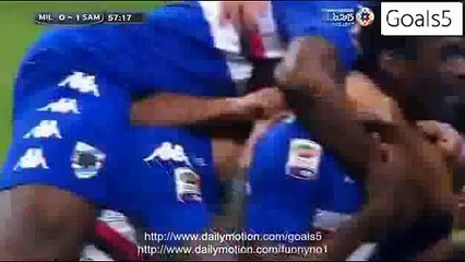 AC Milan 1 - 1 Sampdoria All Goals and Highlights Serie A 12-4-2015