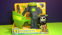 Imaginext Ghost Pirate Island Hideout Toy Playset!  Pirate Figure, Launcher and Ghost Alligator!