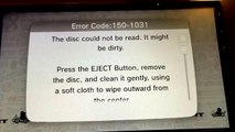 ERROR CODE 150-1031 ALWAYS GET WHEN PLAYING MARIO KART 8 BAD DISC NINTENDO WII U DaGamer888