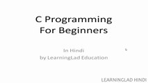 C Programming Video Tutorials for Beginners in Hindi | Introduction | Why Study it???