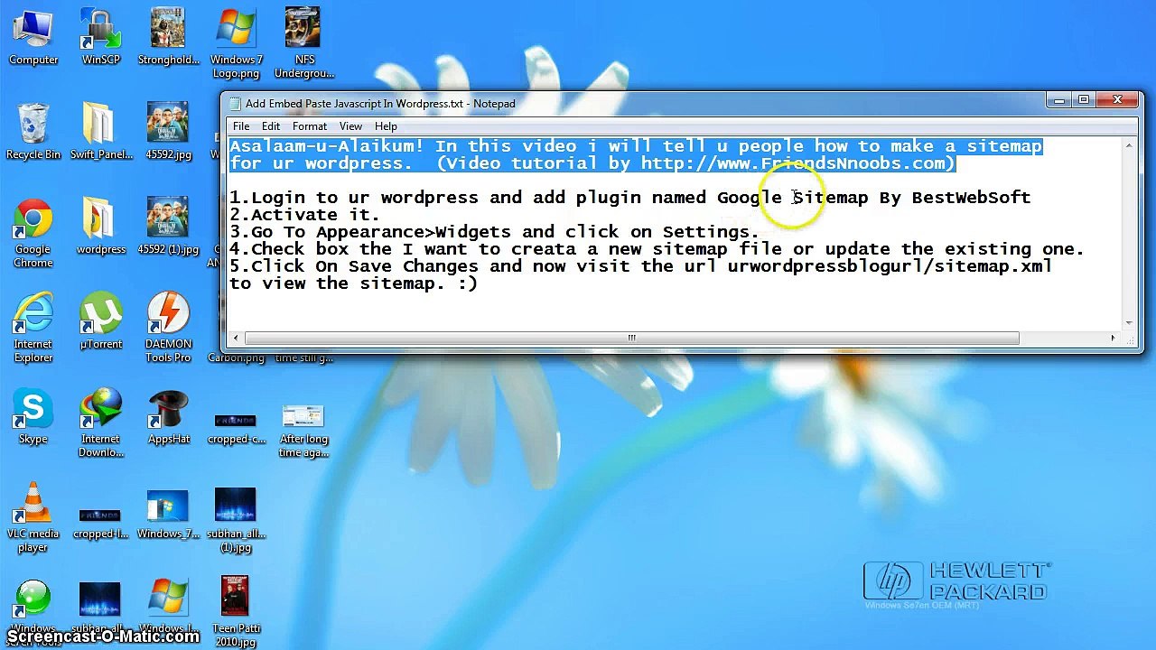 Generate Sitemap Automatically Tutorials For Wordpress Blog