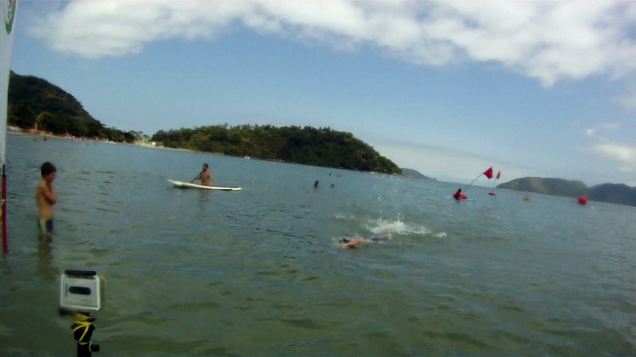 Prova de natação, 3000 m, Mar aberto, XIX Natação da Praia do Lázaro, Ubatuba, SP, Brasil, Fernando Cembranelli, Marcelo Ambrogi, Amigos, (5)