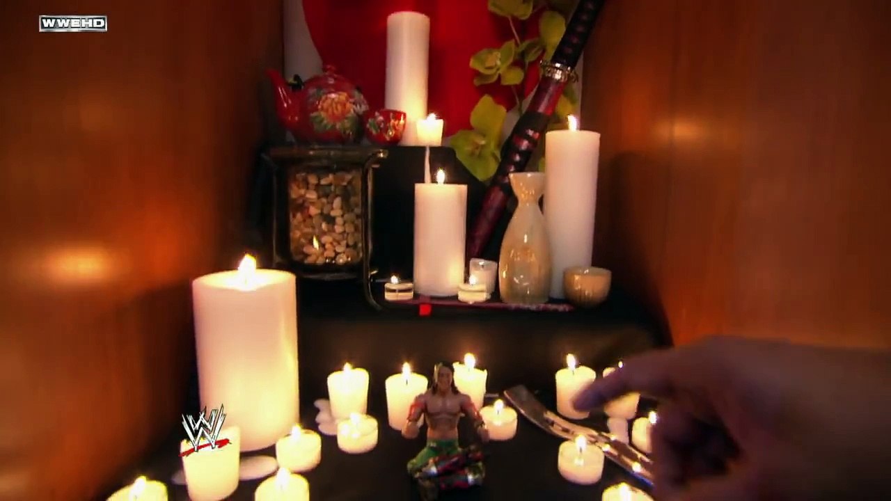 WWE NXT: Tyson Kidd discovers a shrine to Yoshi Tatsu's action figure
