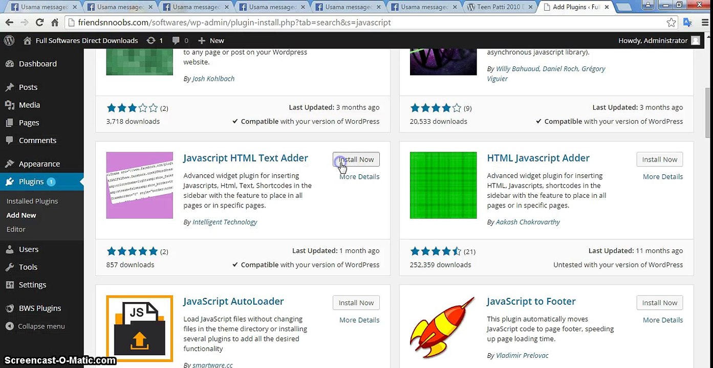 Adding / Embedding Javascript In Wordpress Tutorial