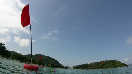 Prova de natação, 3000 m, Mar aberto, XIX Natação da Praia do Lázaro, Ubatuba, SP, Brasil, Fernando Cembranelli, Marcelo Ambrogi, Amigos, (23)