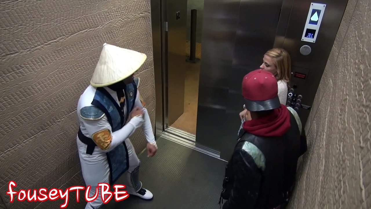 MORTAL KOMBAT ELEVATOR PRANK 2!