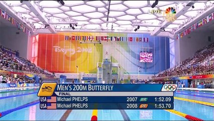 Olympic Swimming, 2008 Beijing, Men's 200 Butterfly Final