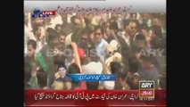Chairman PTI Imran Khan Arrives At Jinnah Ground Karachi 9 April 2015