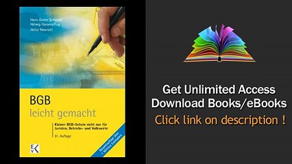 BGB leicht gemacht: Kleiner BGB-Schein für alle 📘