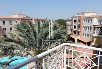 1BR apartment with Swimming pool view in Green Community East  DIP
