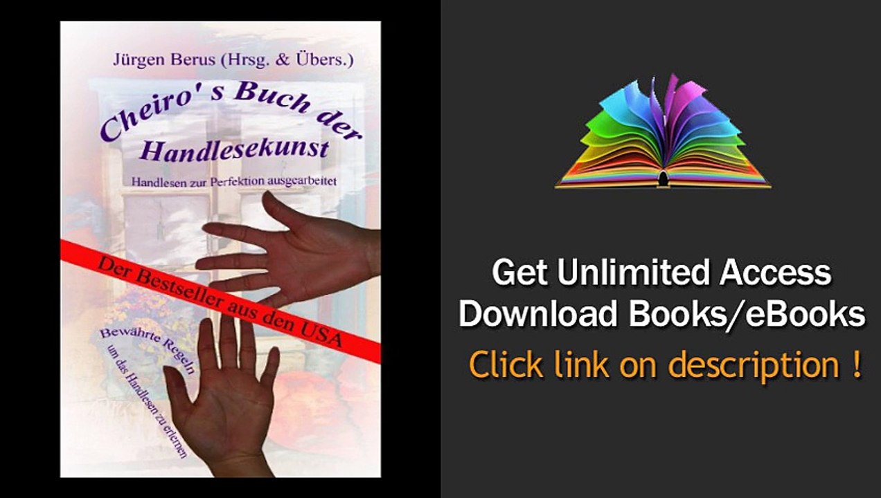 Cheiro s Buch der Handlesekunst Handlesen zur Perfektion ausgearbeitet PDF