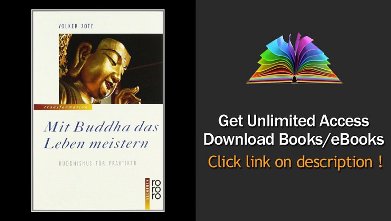 Mit Buddha das Leben meistern Buddhismus fr Praktiker PDF