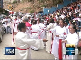 Fieles veneraron a Jesús de la Misericordia