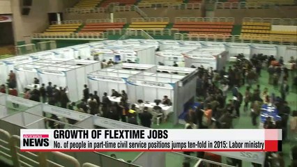 Flextime employment grows tenfold on-year in 2015