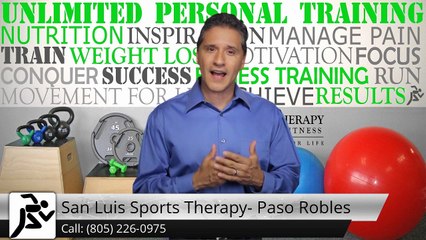 San Luis Sports Therapy- Paso Robles 'health coaching' Feedback by Rebecca R. ''{93446|(805) 226-0975}''
