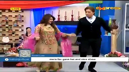 Javeria Saud And Saud Dance In Live Show
