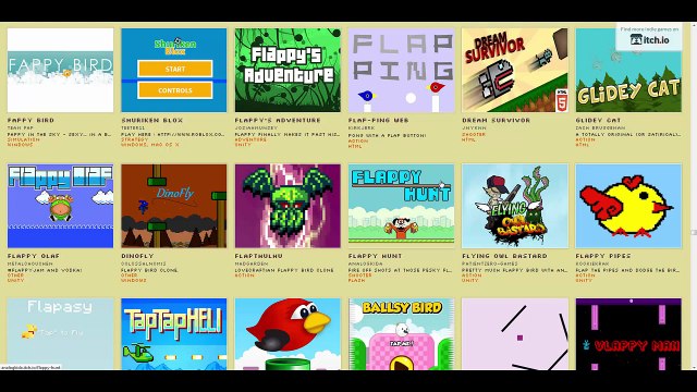 JOUONS A DES FAKES DE FLAPPY BIRD !