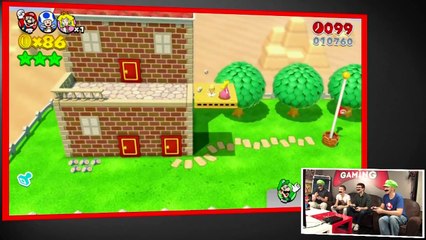 Gros délire à 4 sur Super Mario 3D World !