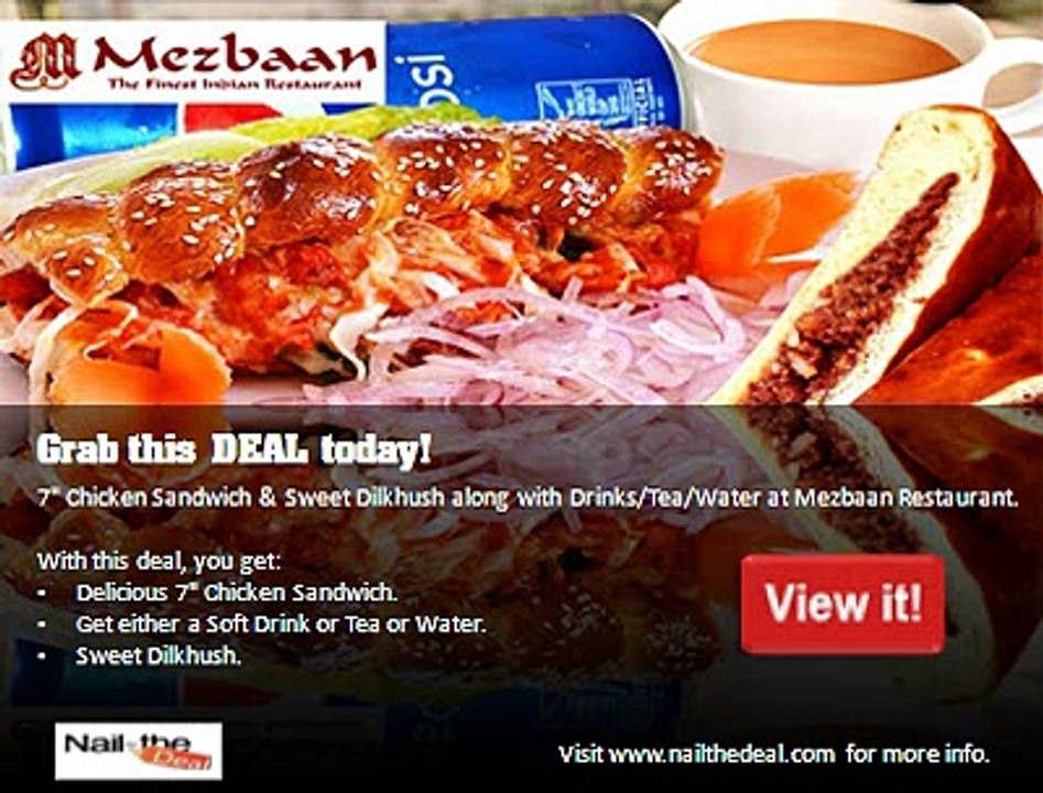 Nail The Deal - Best Online Daily Dinner Meal Restaurant Deals in Dubai, UAE