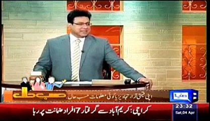 Hasb e Haal with Azizi 04 April 2015 Part 3 of 5 - Dunya News