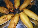 Mirapakaya Bajji - Mirchi Bonda - Snacks - Andhra Cooking Telugu Vantalu Indian Food