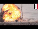 ISIS divulga video del atentado con un camión bomba contra un puesto de control del ejercito iraquí
