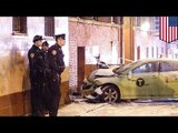 Taxista sufre ataque mientras conducía y atropella a varios peatones en el Bronx