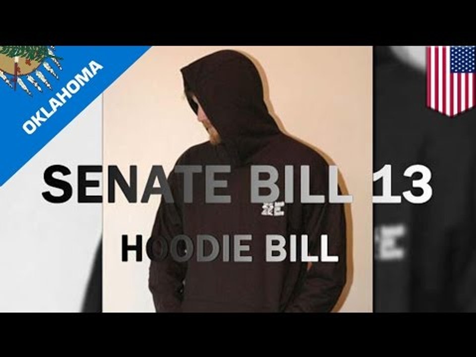 Senador de Oklahoma presenta proyecto de ley para prohibir el uso de sudaderas con capucha