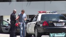Pretending to be arrested by cops in front of his mom : hilarious Prank