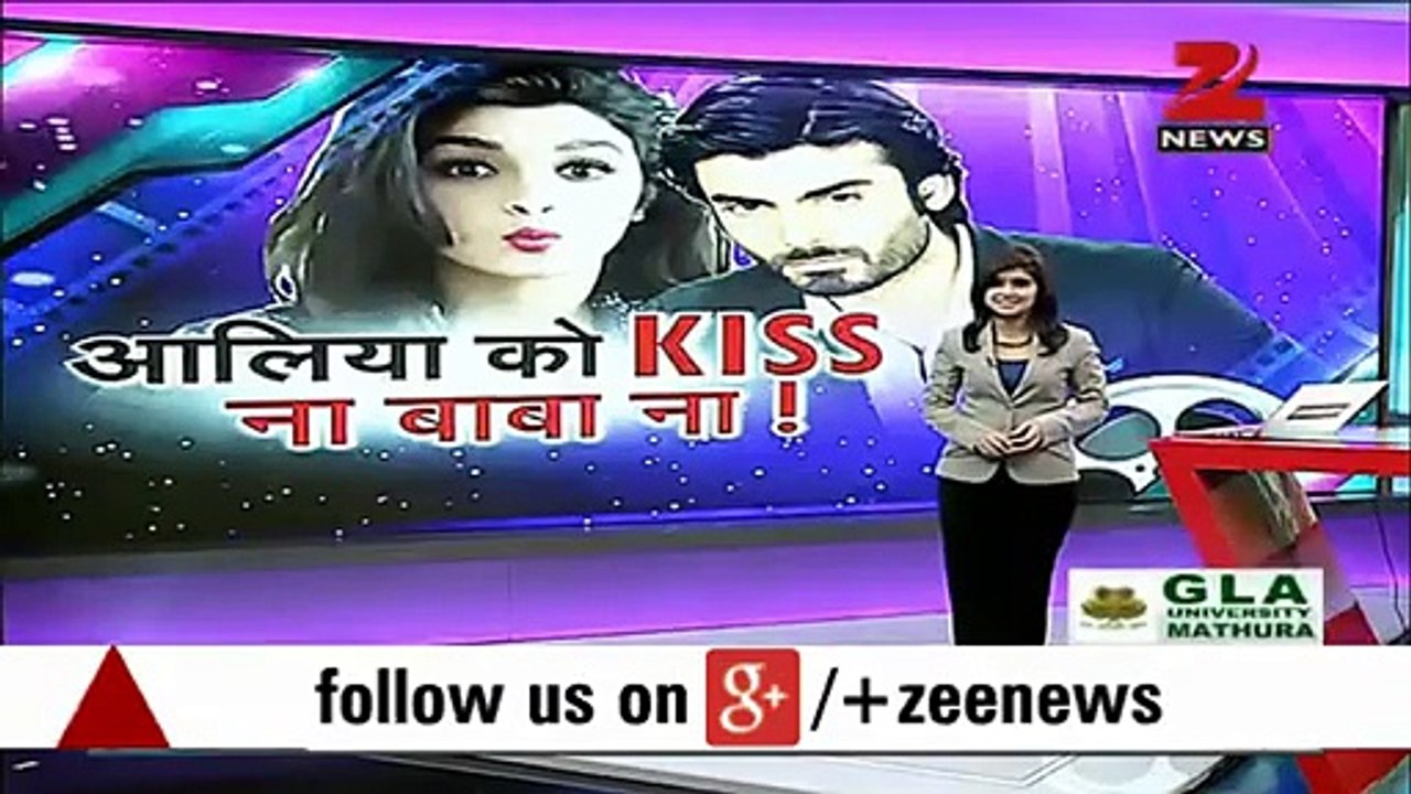 Alia Bhatt misses a chance to Kiss Fawad Khan