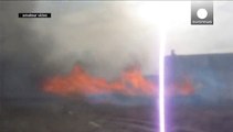 نابودی هزار خانه بر اثر آتش سوزی در روسیه