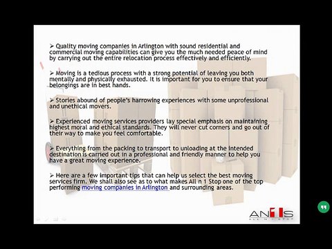 Enjoy Hassle-Free Relocation with Good Moving Companies in Arlington