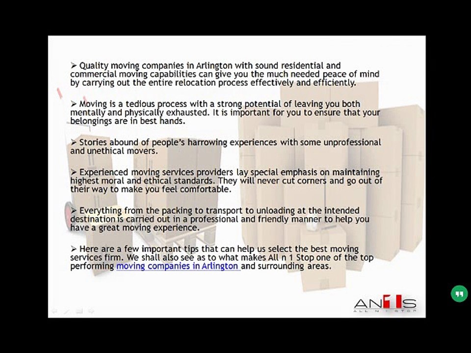 Enjoy Hassle-Free Relocation with Good Moving Companies in Arlington