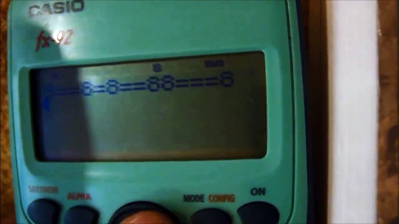 jouer a un jeux sur une calculatrice fx-92 - video Dailymotion