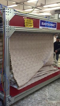 Ultrasonik Kesimli Kumaş Ebatlama Makinası (Çok Amaçlı Örtü, Masa Örtüsü, Tay Tüyü, Polar)