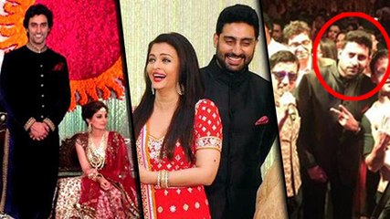 Aishwarya & Abhishek At Kunal Kapoor's Wedding Reception