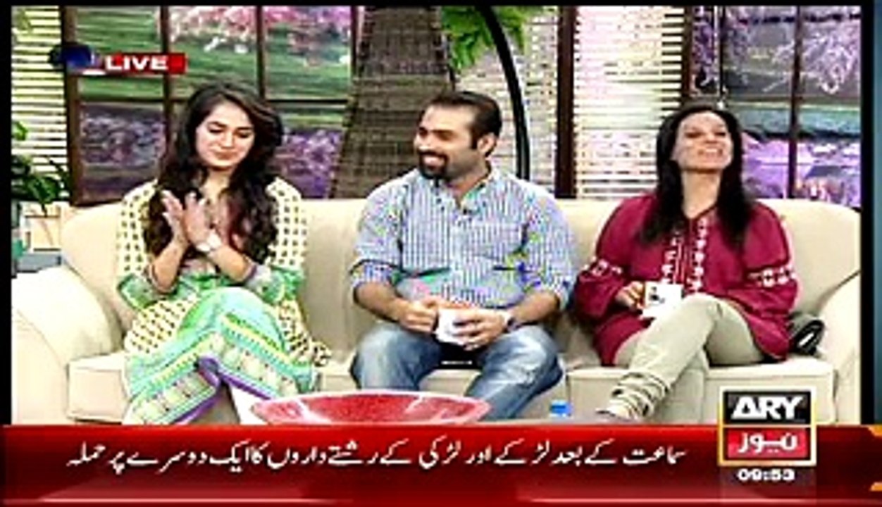 The Morning Show With Sanam Baloch on ARY News Part 3 - 13th April 2015
