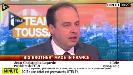 Jean-Christophe Lagarde «croit en l’Etat français» pour respecter les libertés individuelles