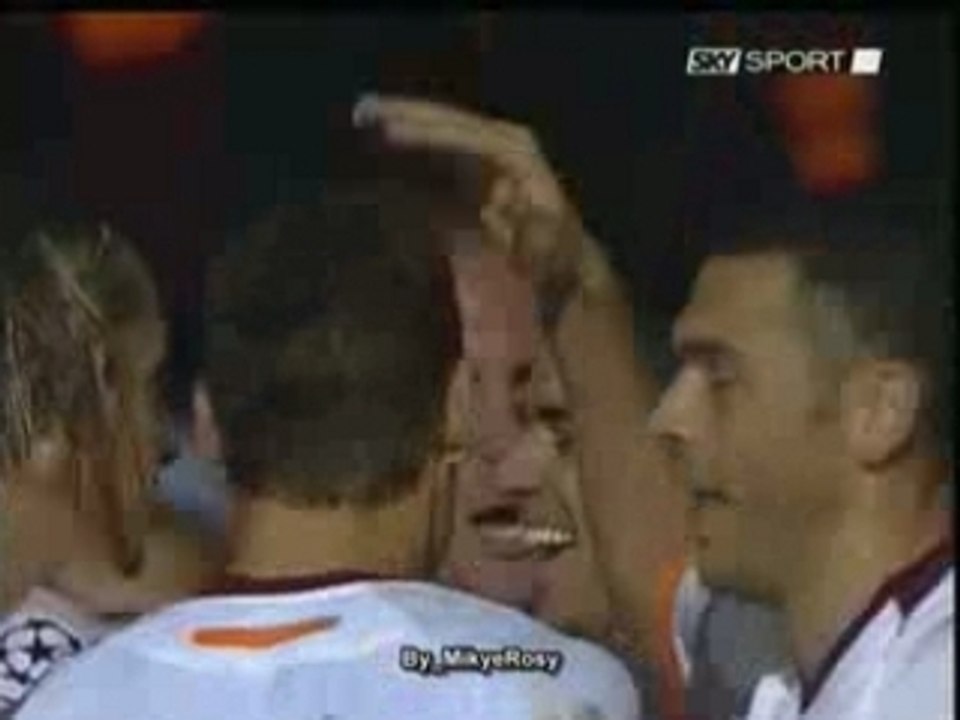 Gol Di Mancini - Lione - Roma (Ottavi)06