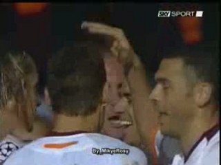 Gol Di Mancini - Lione - Roma (Ottavi)06
