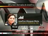 Difunden audios de Josefina