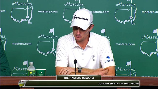 GOLF: Masters de Augusta: Los maestros felicitan a Spieth