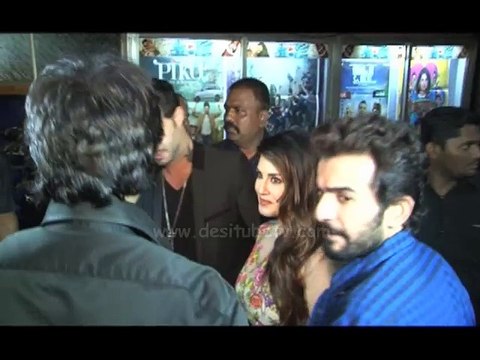 Sunny Leone visit Gaiety Galaxy for movie 'Leela'