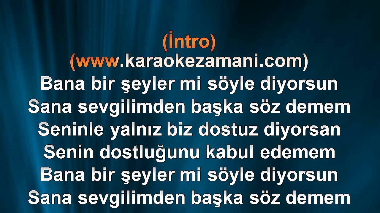 Cengiz Kurtoğlu ‐ Senin Dostluğunu Kabul Edemem - 1989 TÜRKÇE KARAOKE